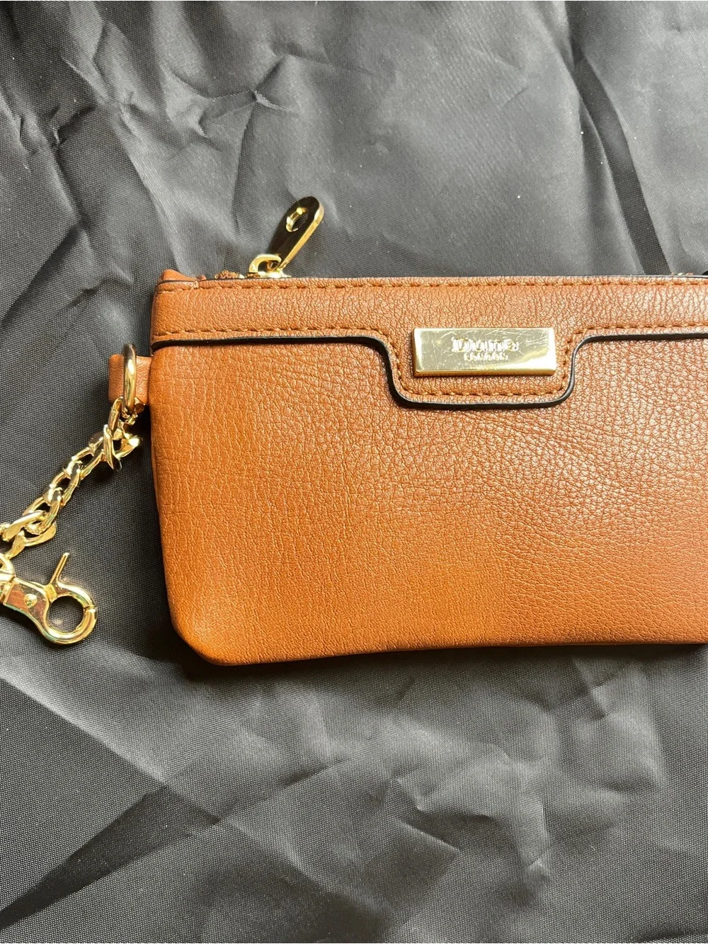 Dune London Canvas Brown Leather Top Handle Satchel Crossbody Bag